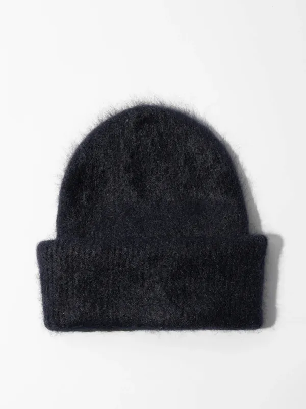 Cashmere Muts Brushed Jett Zwart