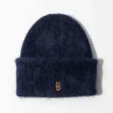 Cashmere Muts Brushed Jett Donker Blauw