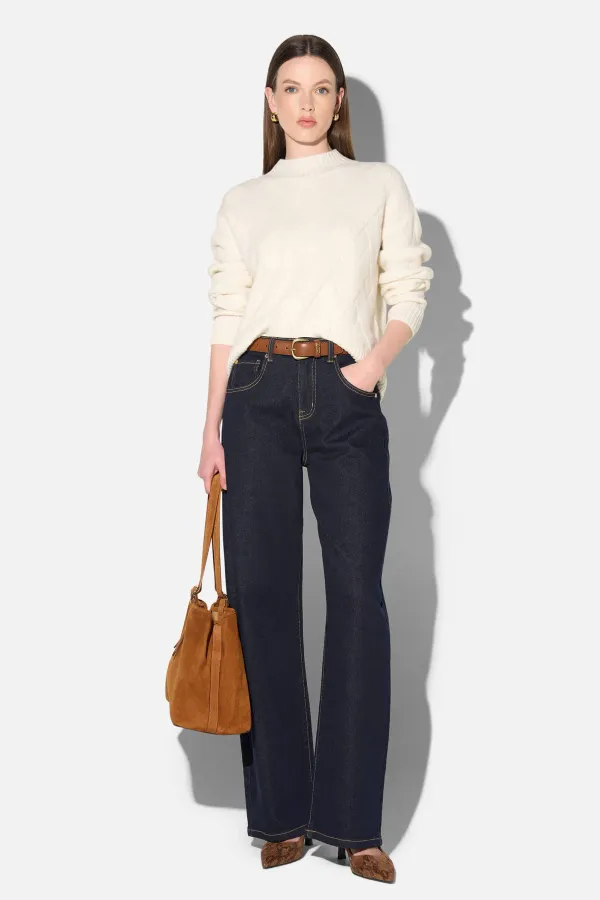 Off White Cashmere Dames Trui Taron