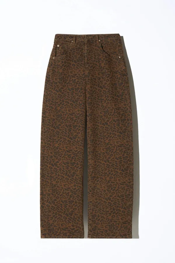 Panterprint Barrel Jeans Dames Stretch Mid Rise Baxter