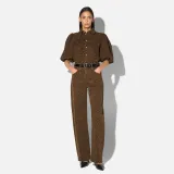 Panterprint Barrel Jeans Dames Stretch Mid Rise Baxter