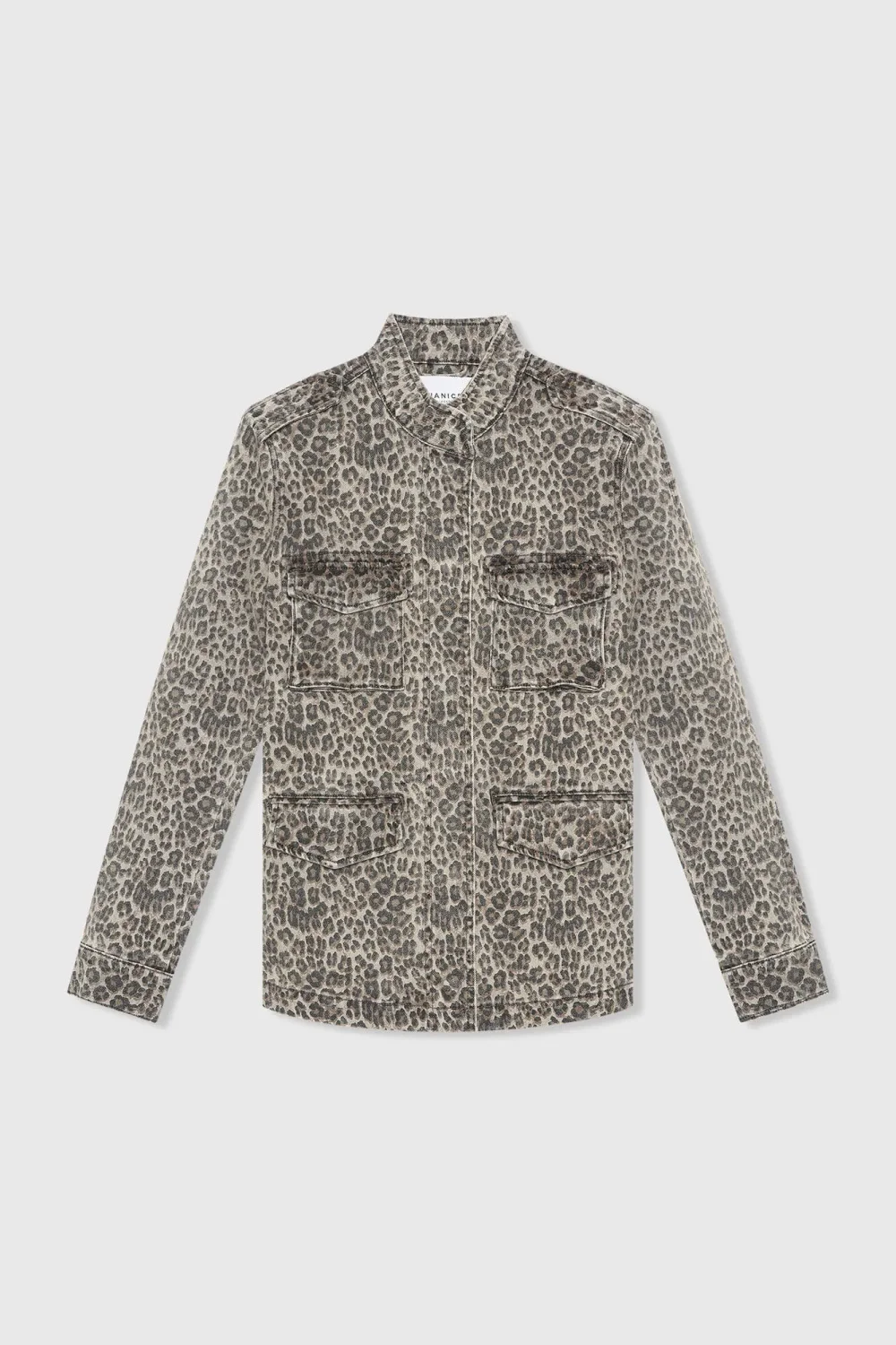 Panterprint Denim Spijkerjas Dames Dwayne