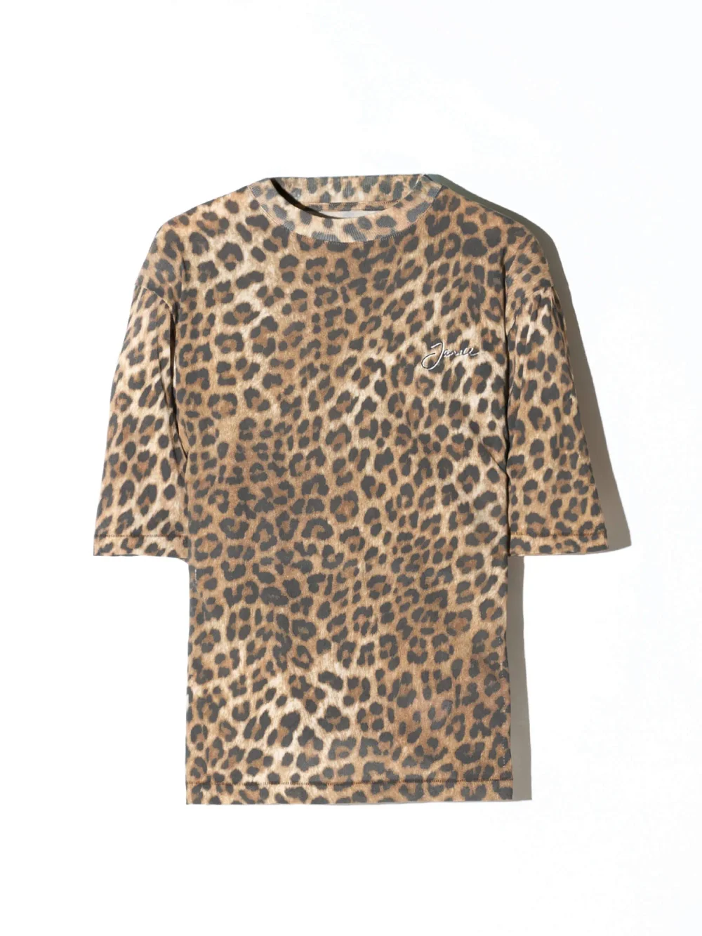 Panterprint Shirt Dames Katoen Logo Adam