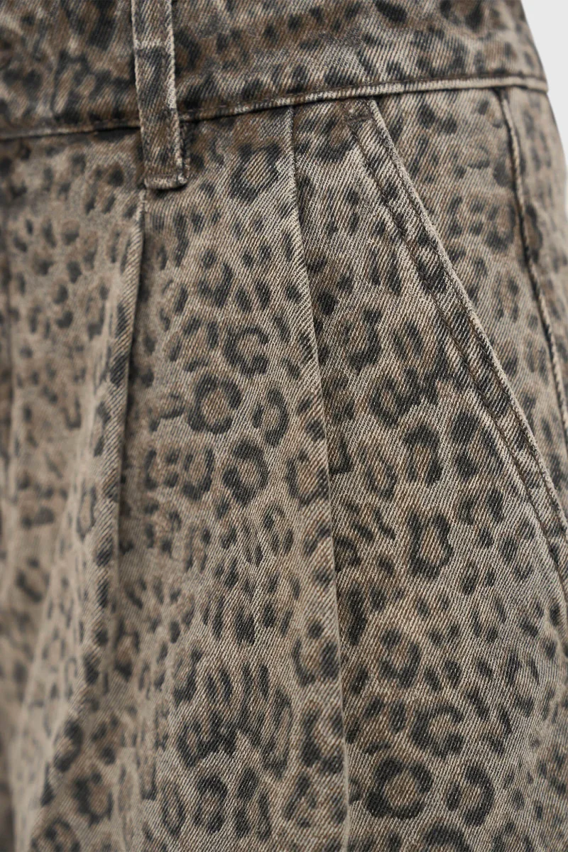 Panterprint Shorts Dames Jeans Arthur