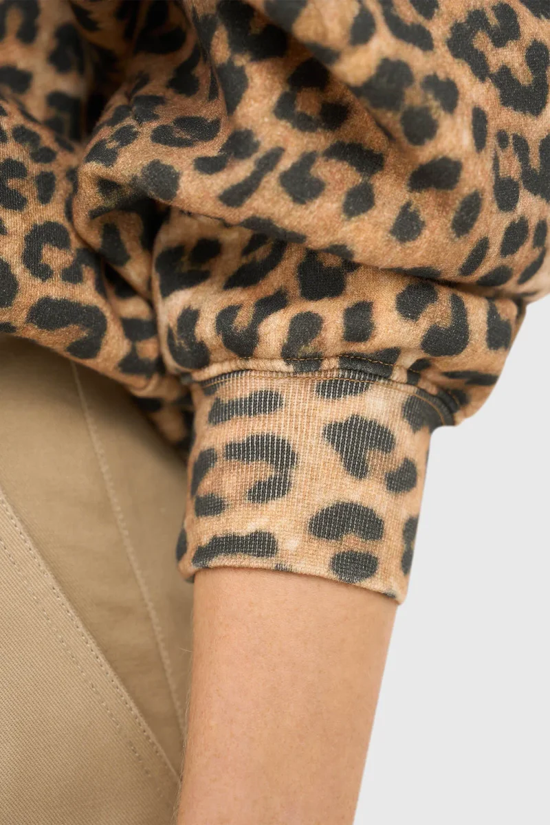 Panterprint Sweater Dames Katoen Owen