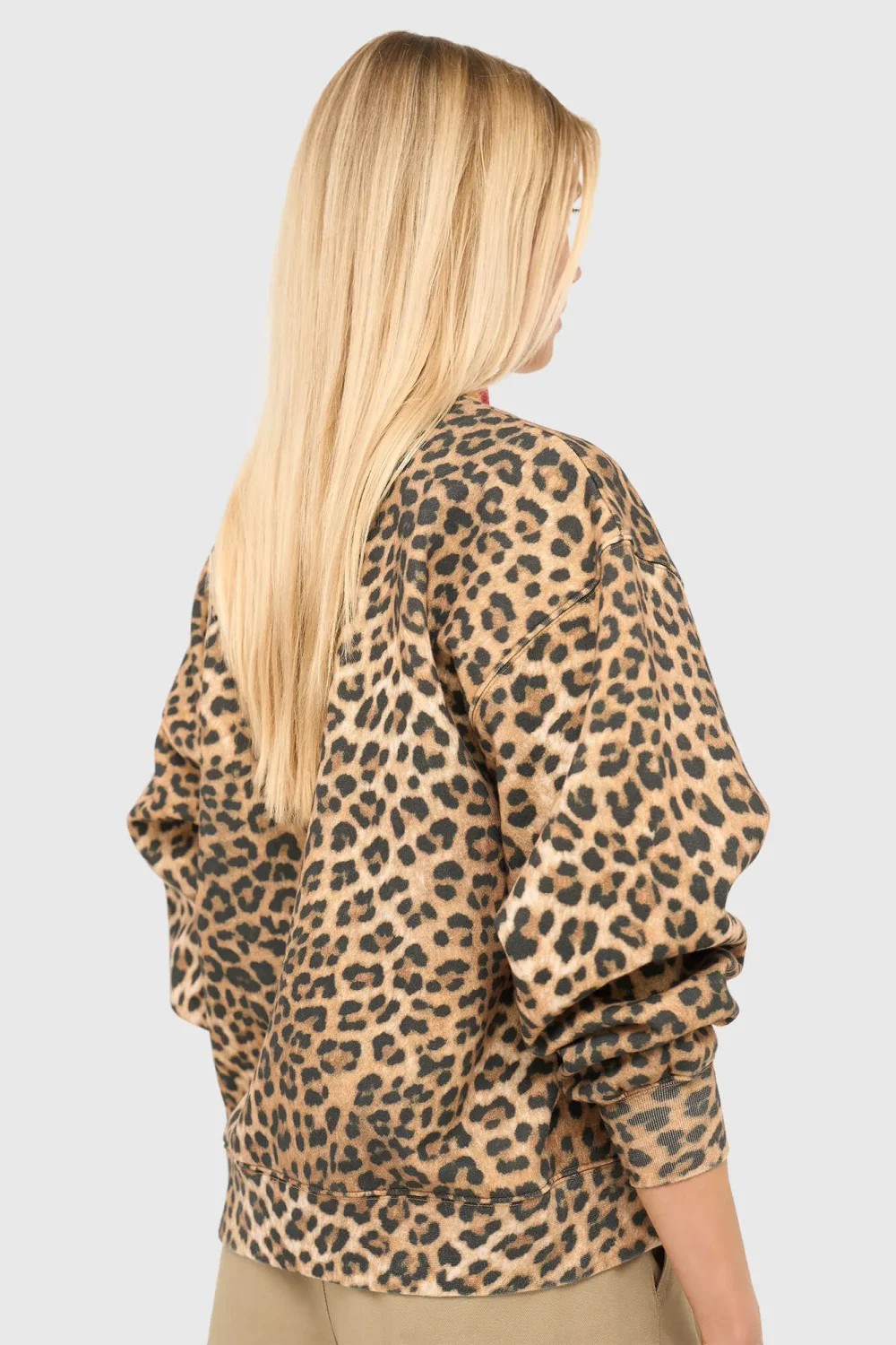 Panterprint Sweater Dames Katoen Owen