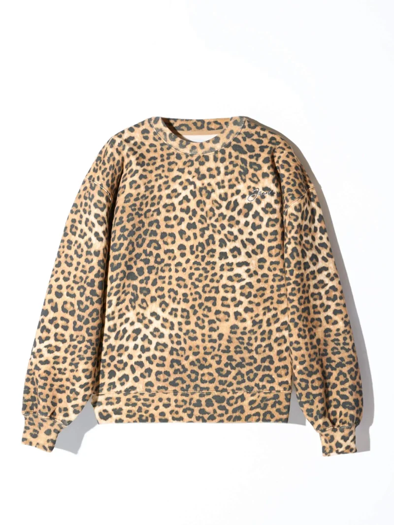 Panterprint Sweater Dames Katoen Owen Leopard