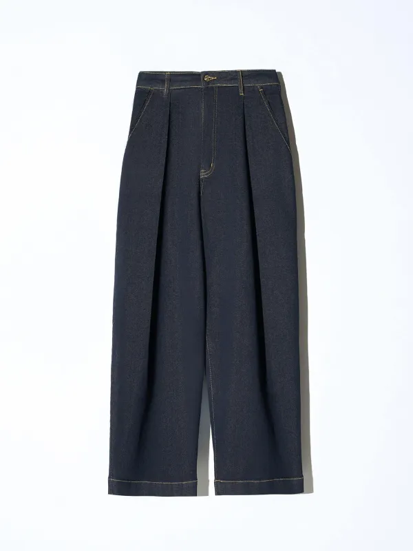 Paperbag Jeans Dames Steekzakken Barrel Balti Japanse Denim