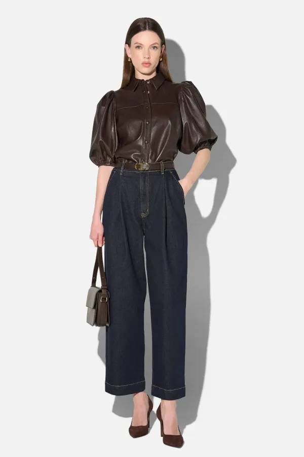 Paperbag Jeans Dames Steekzakken Barrel Balti Japanse Denim
