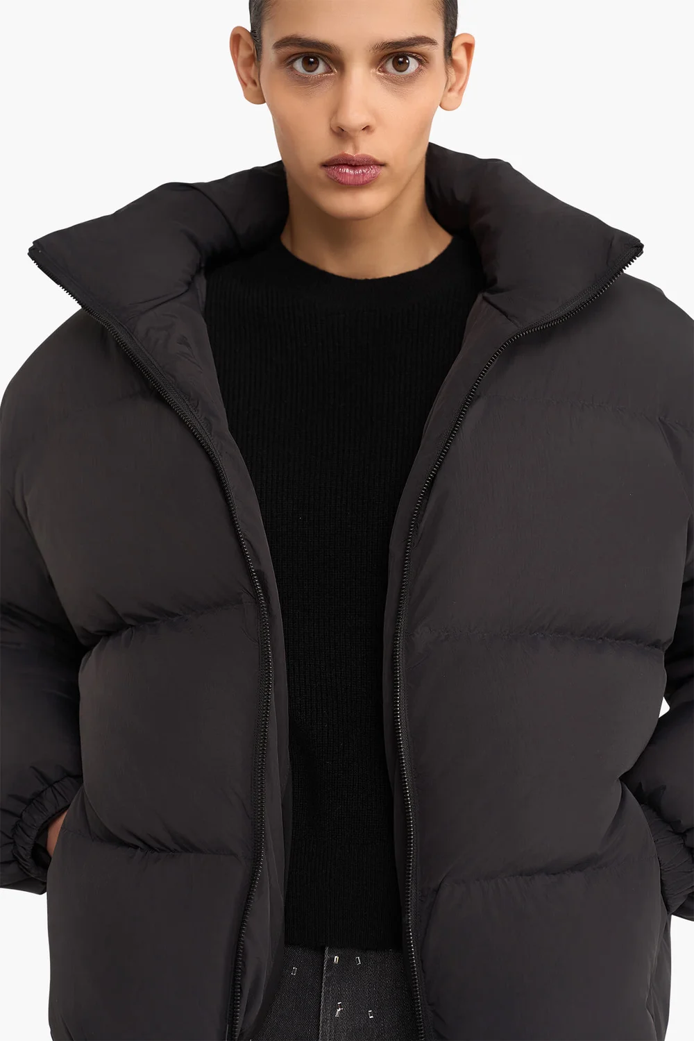 Puffer Jas Dames Jax Zwart