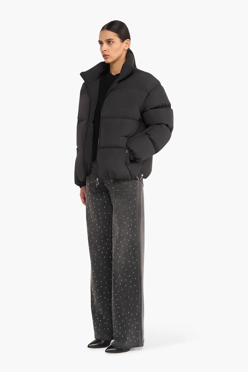 Puffer Jas Dames Jax Zwart