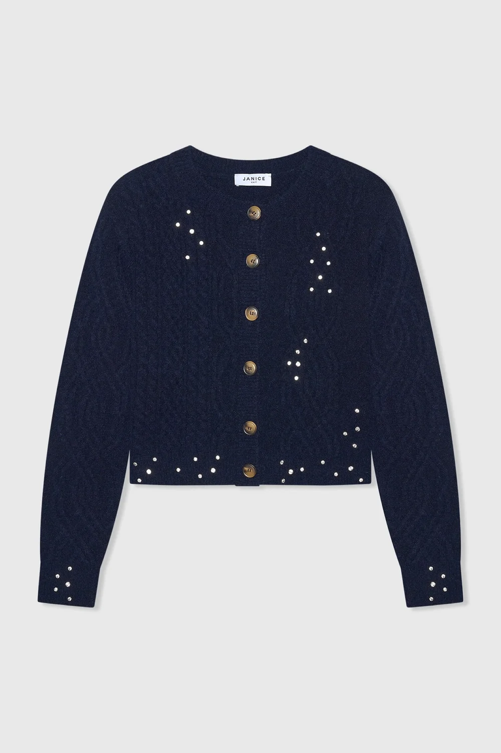 Quincy Donkerblauw Steentjes