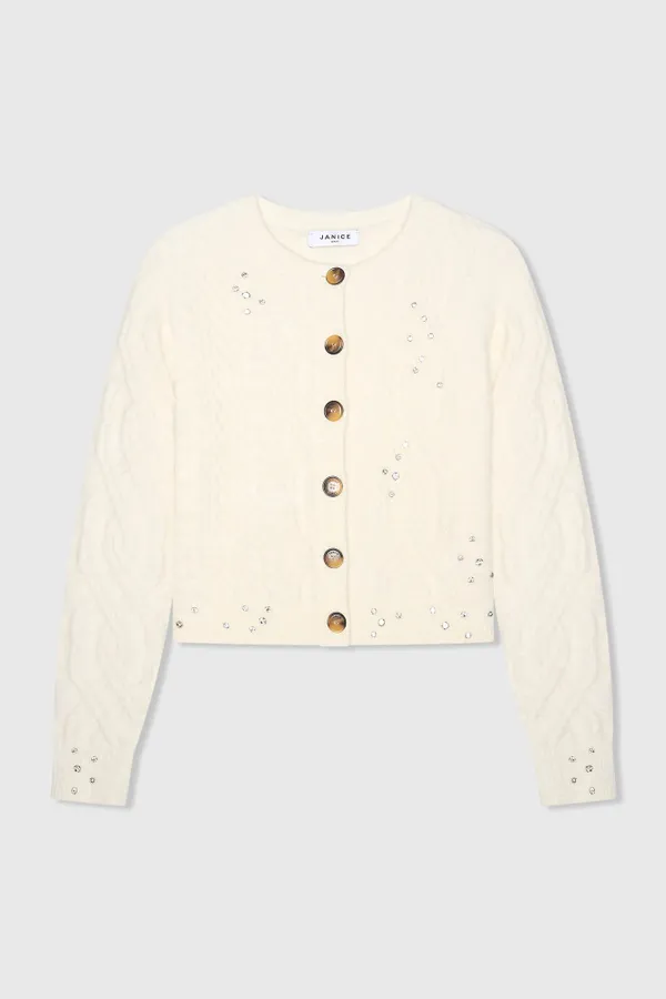 Quincy Off White Steentjes