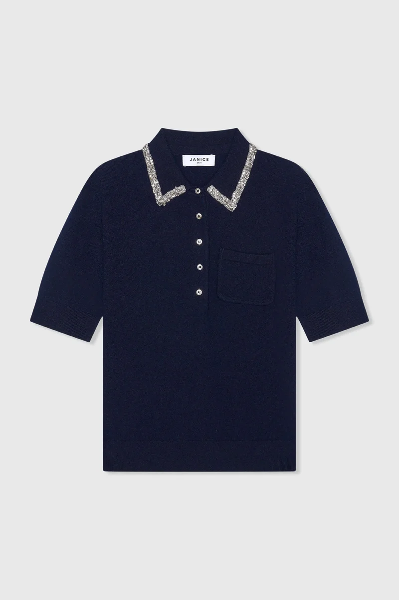 Rebel Donkerblauw Steentjes