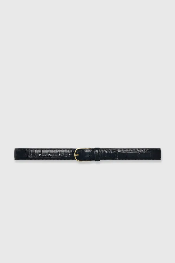 Chase Zwart Goud Croco
