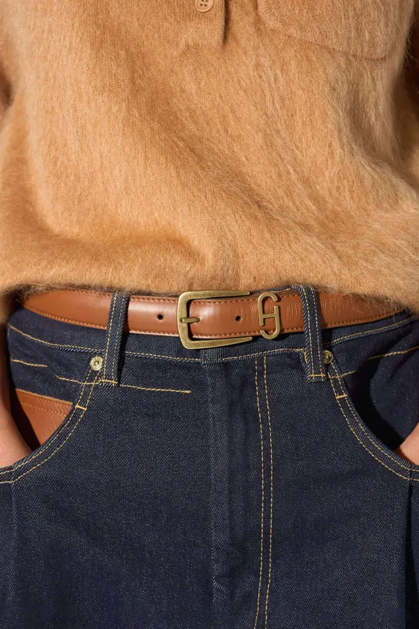 Riem Leer Dames Tabacco Malone Brass