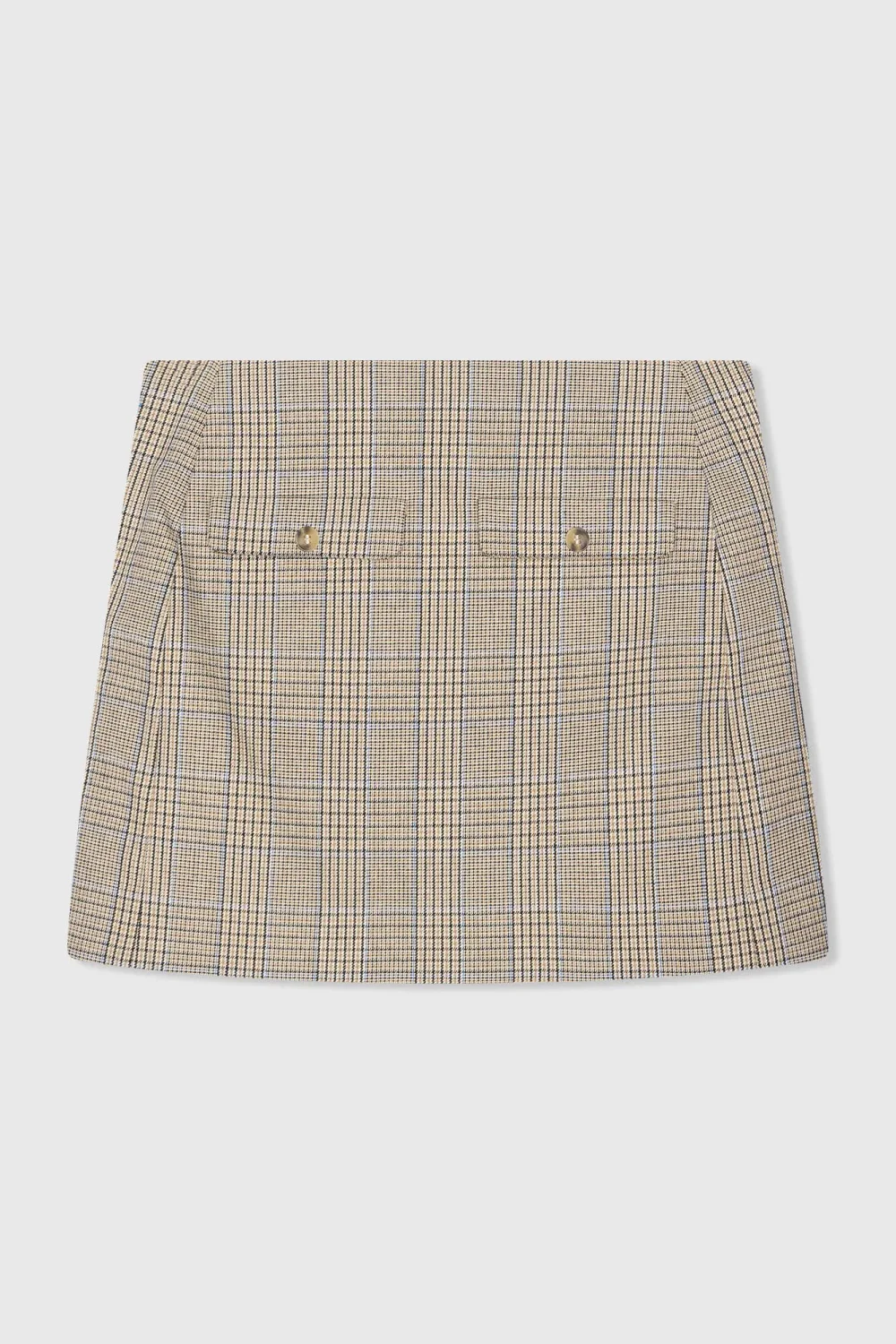 Rok Kort Ruiten Nade Beige