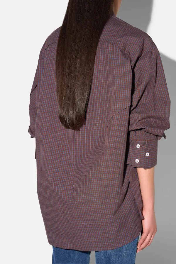 Ruiten Dames Blouse Katoen Oversized Phil Bruin