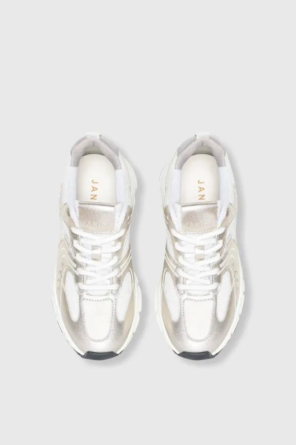 Runner Sneakers Dames Bolt Zilver 888