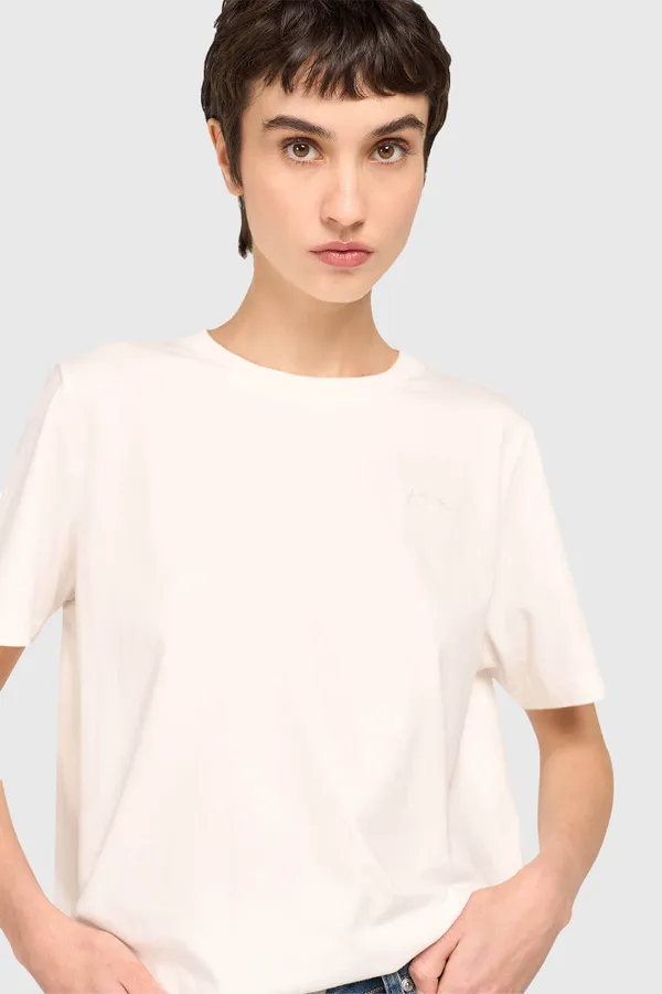 Wit Dames Shirt Rock White
