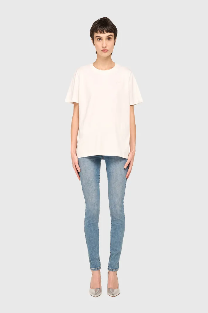 Wit Dames Shirt Rock White