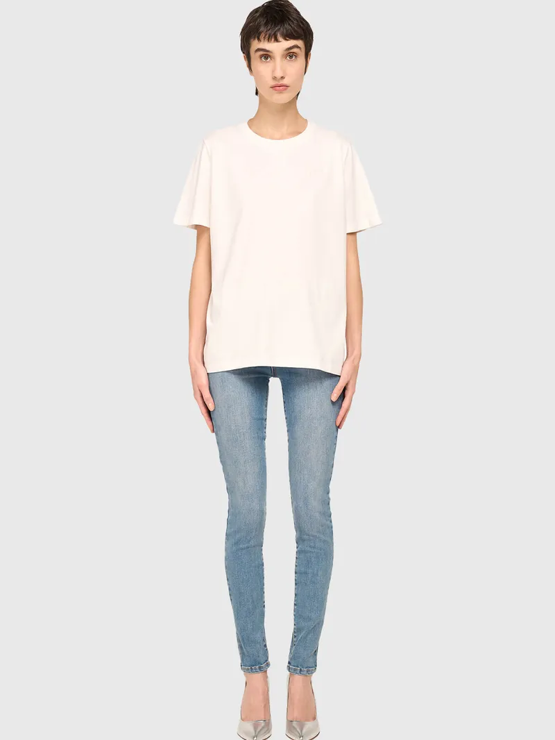 Wit Dames Shirt Rock White