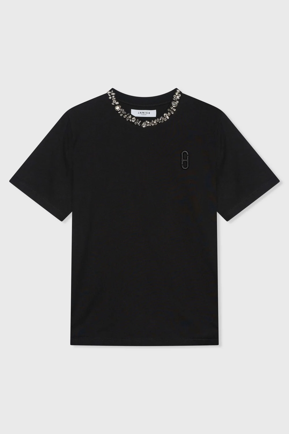 Shirt Dames Steentjes Rock Zwart