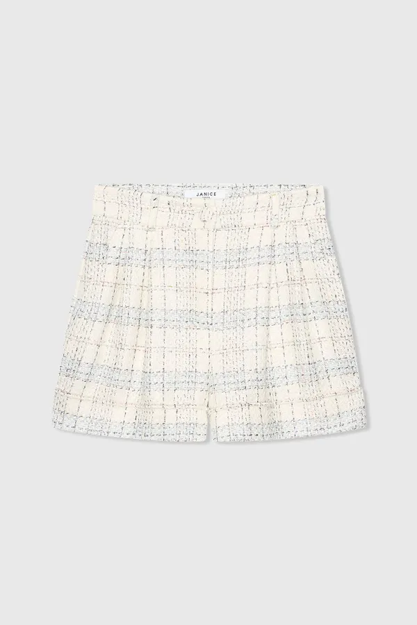 Arthur Shorts Off White Metallic