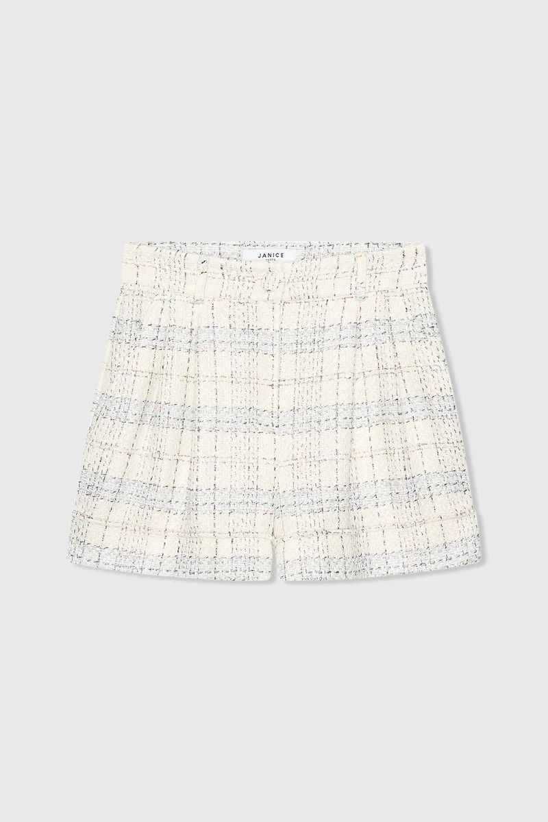 Arthur Shorts Off White Metallic