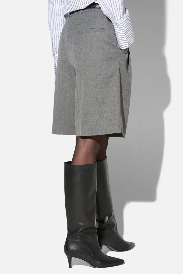 Shorts Broek Dames Rechte Pijp Grijs Dime