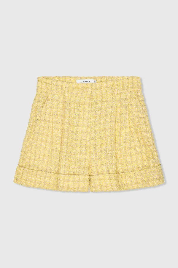 Shorts Dames Tweed Arthur Geel