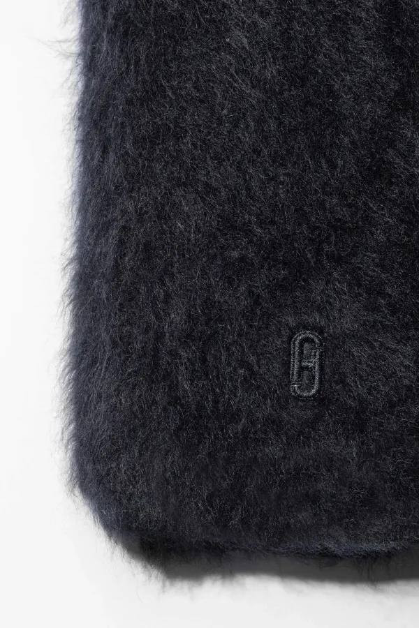 Brushed Cashmere Dames Sjaal Santos Zwart