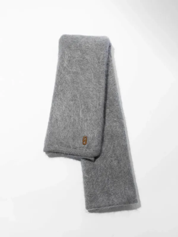 Brushed Cashmere Dames Sjaal Santos Grijs