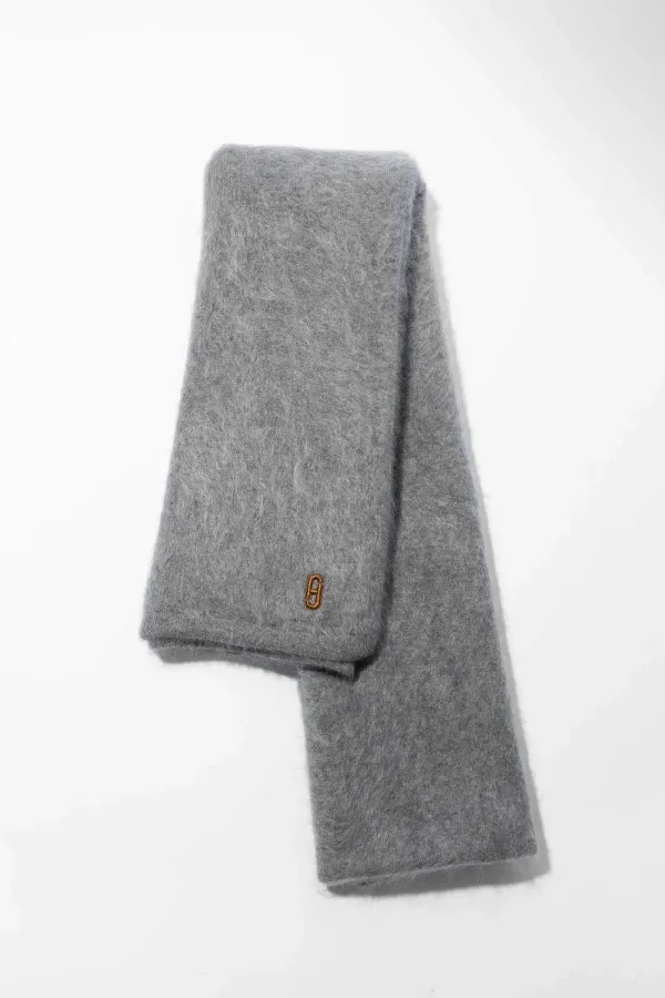 Brushed Cashmere Dames Sjaal Santos Grijs