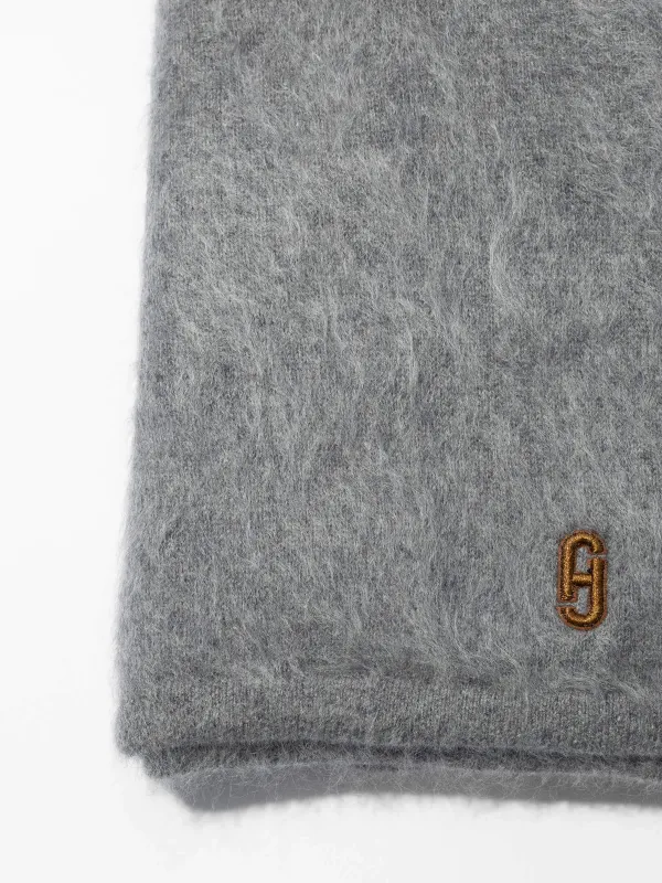 Brushed Cashmere Dames Sjaal Santos Grijs