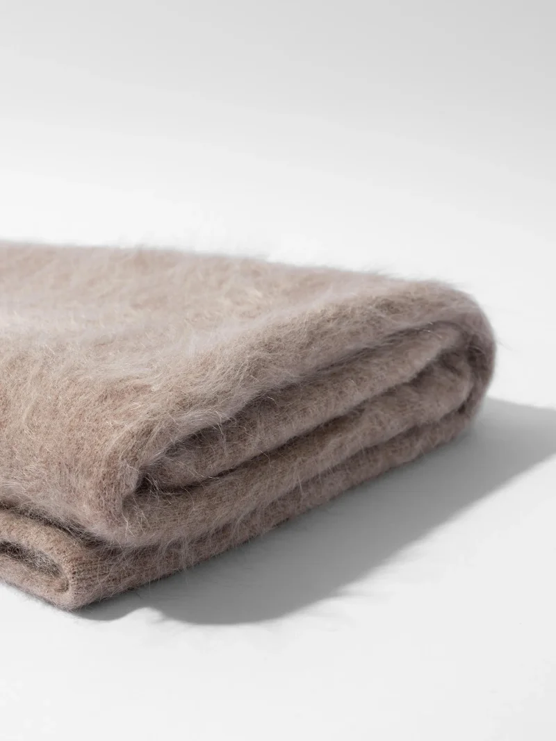 Brushed Cashmere Dames Sjaal Santos Taupe