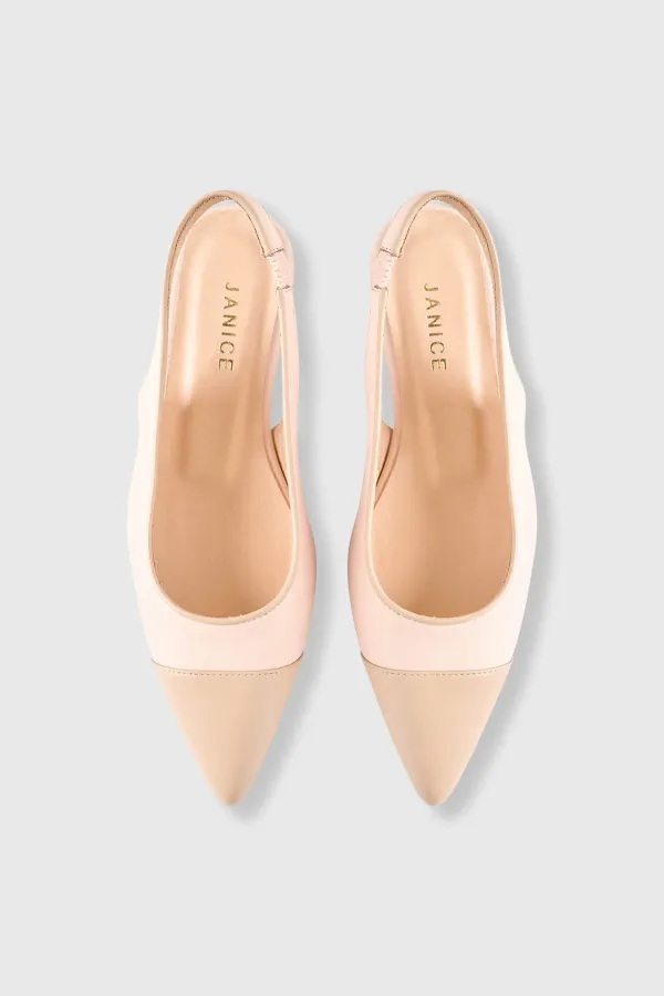 Slingback Dames Schoen Leer Alain Roze