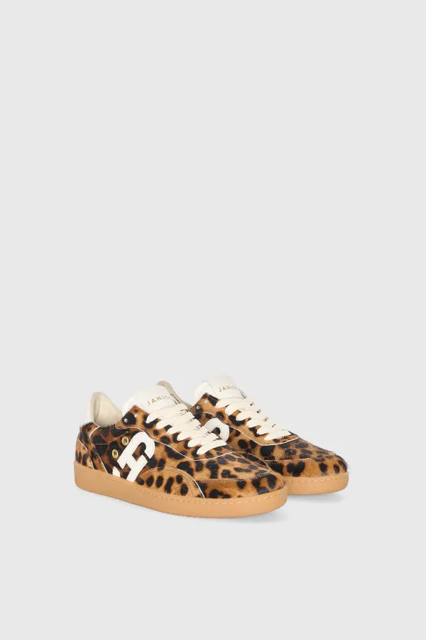 Sneakers Dames Handbal Vintage Stanley Panterprint