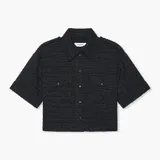 Spike Zwart Tweed Lurex