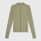 Sport Vest Jasje Dames Groen Rib Texas