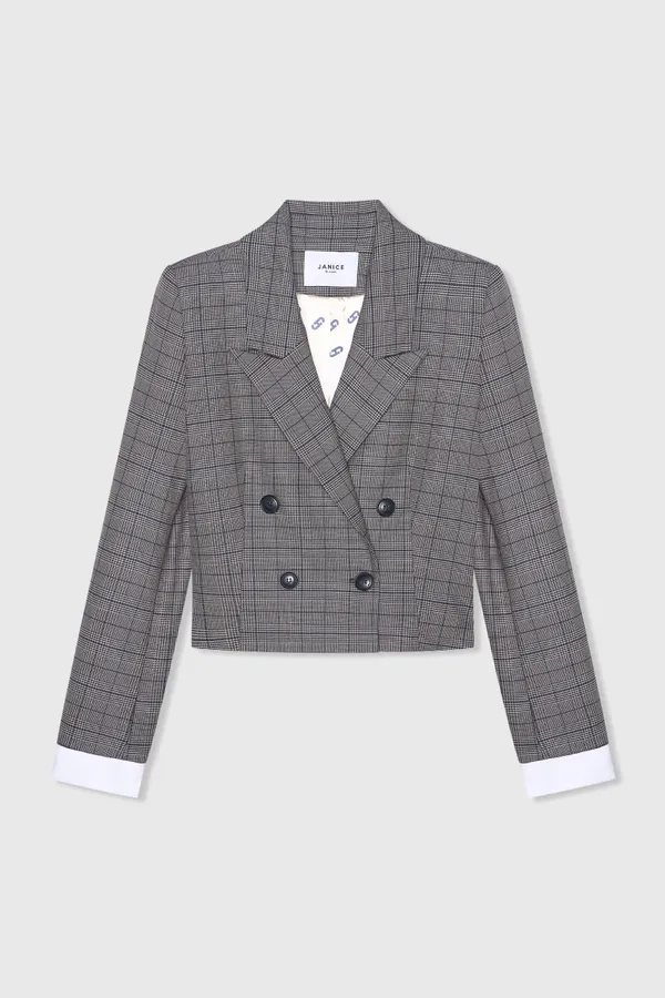 Stan Blauw Beige Ruit