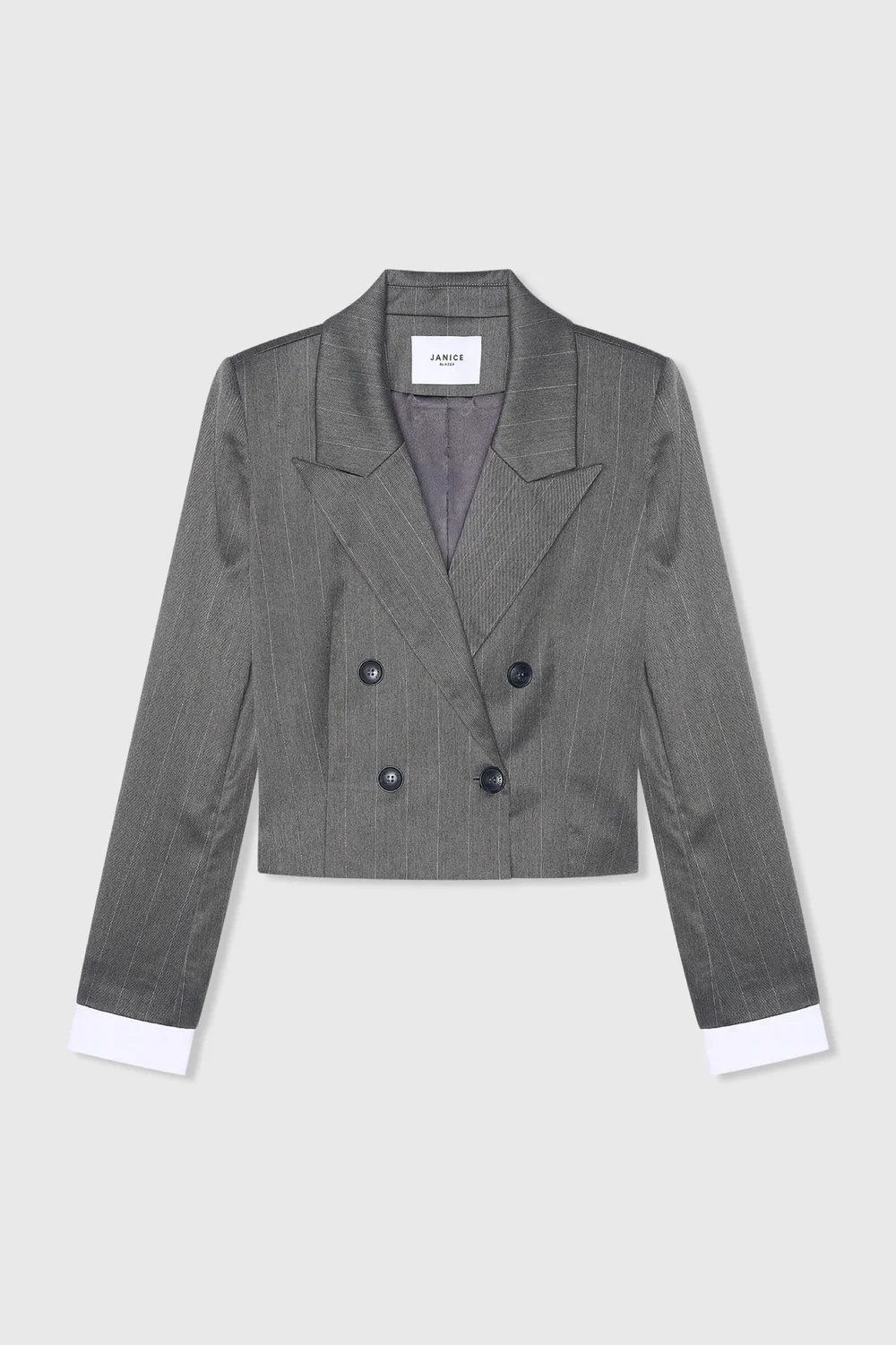 Stan Grijs Streep Lurex