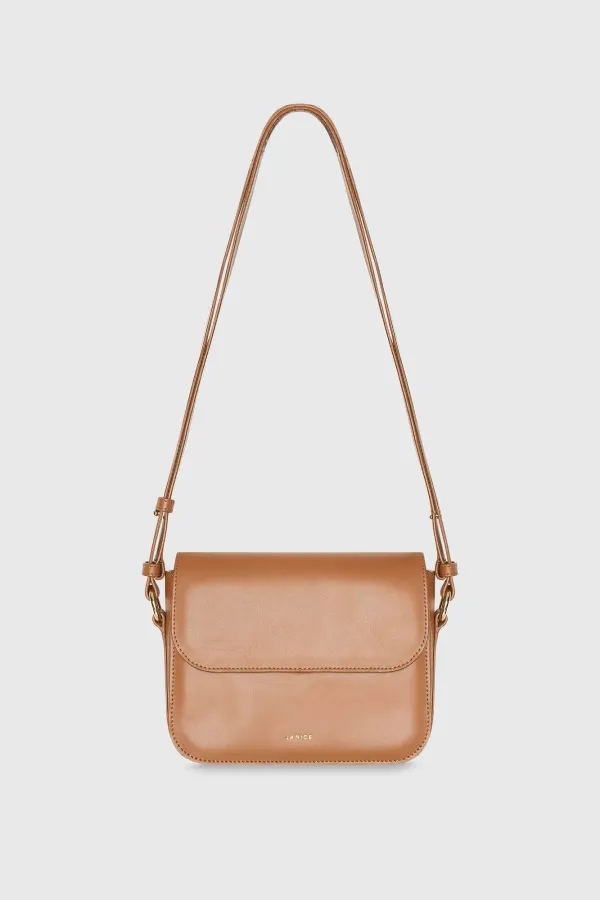 Leren Dames Tas Elias Camel