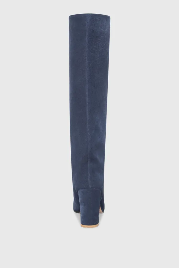 Roman Blauw Suede