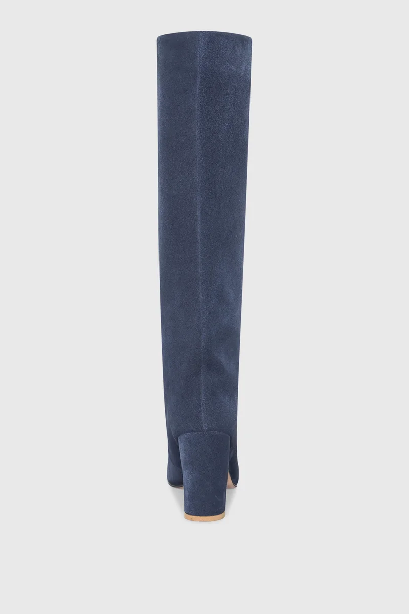 Roman Blauw Suede