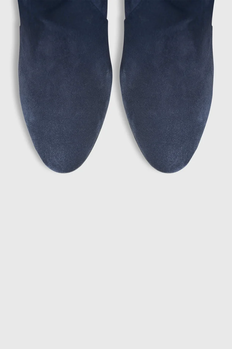Roman Blauw Suede