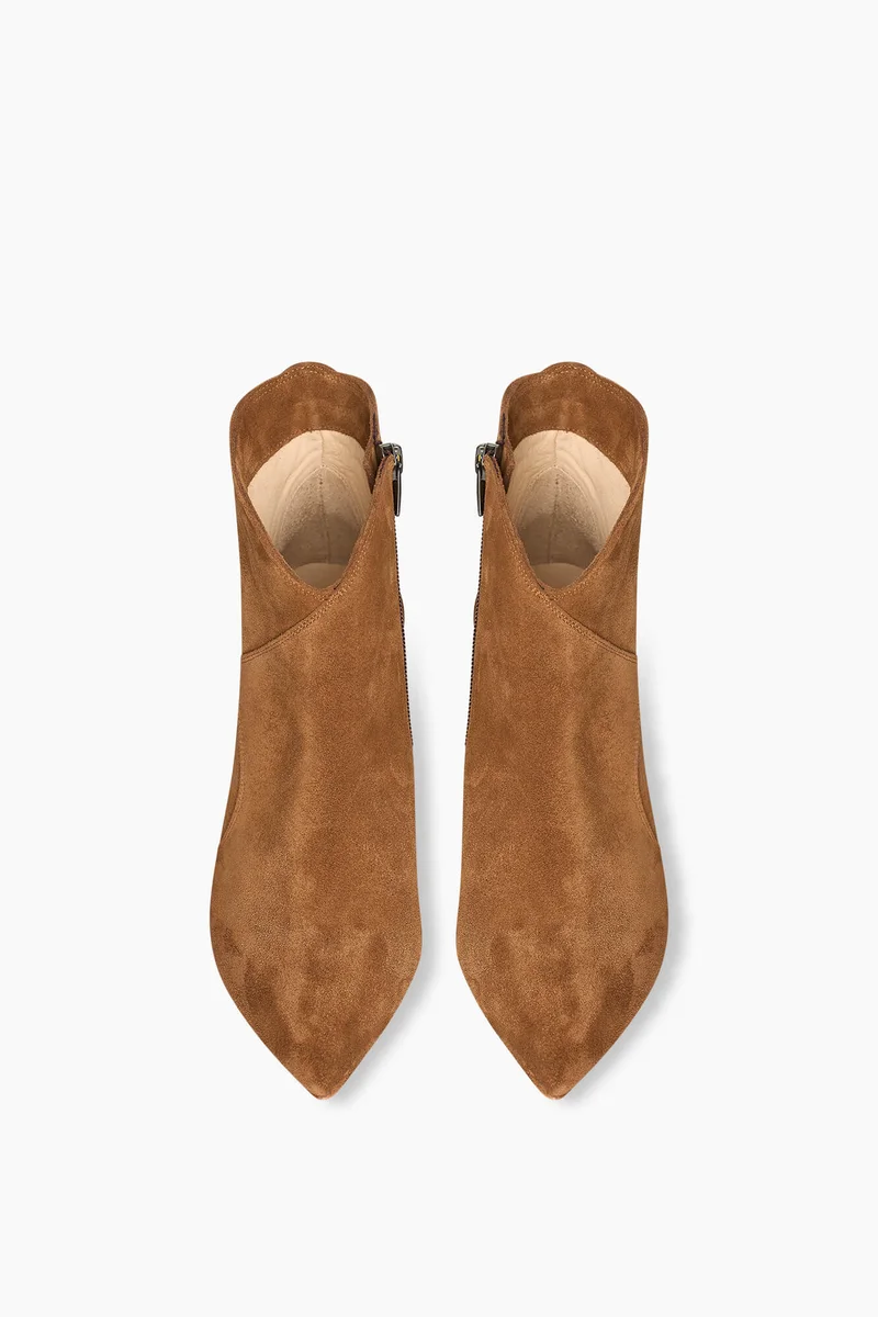 Laarsje Dames Suede Stewart Cognac Studs