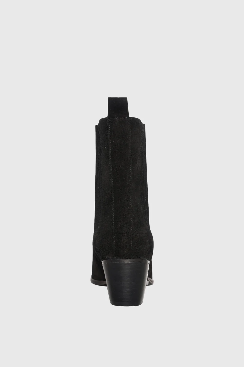 Enkellaars Western Dames Suede Colt Zwart