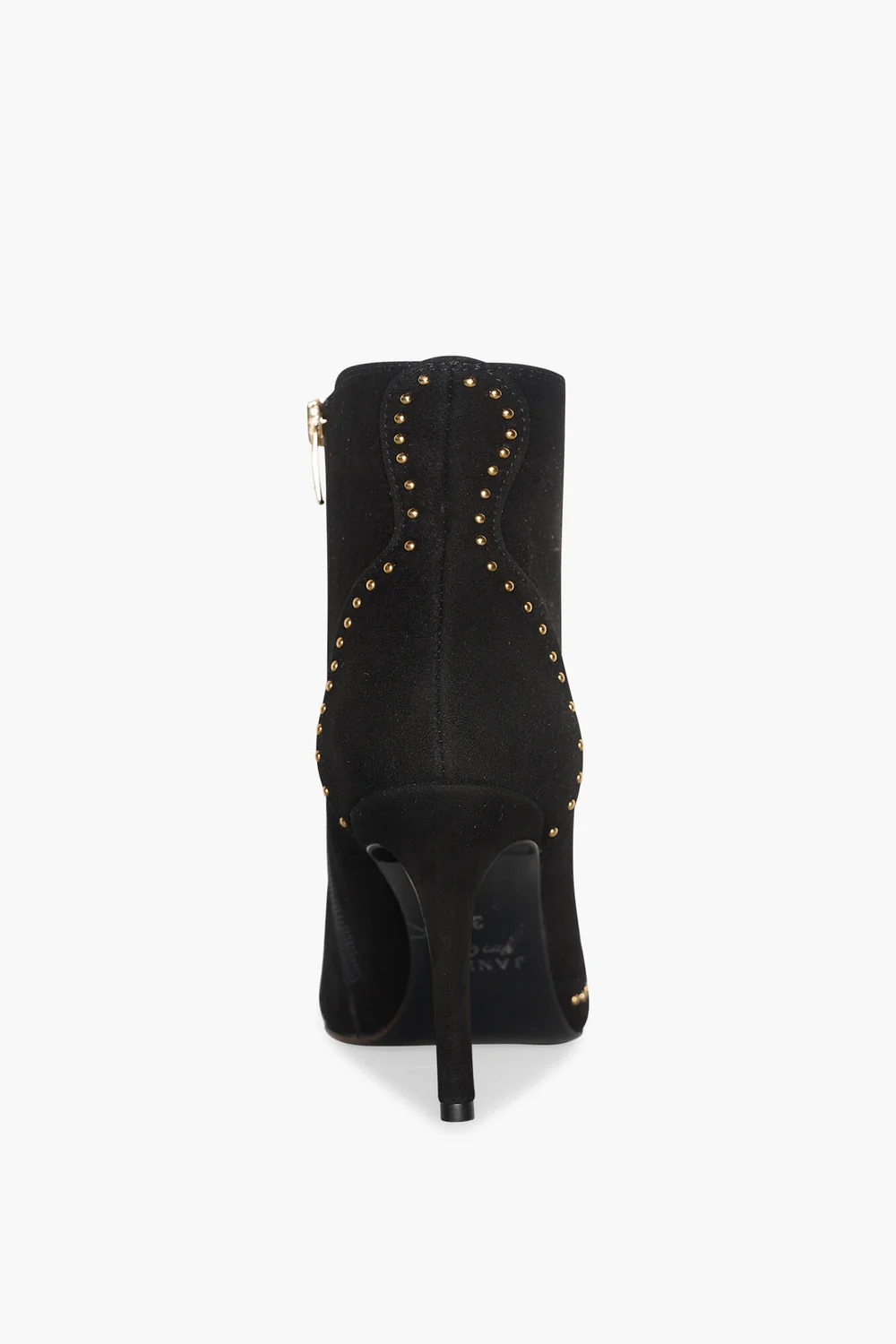 Laarsje Dames Suede Stewart Zwart Studs
