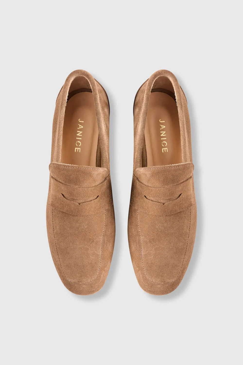 Suede Loafer Dames Burt Bruin